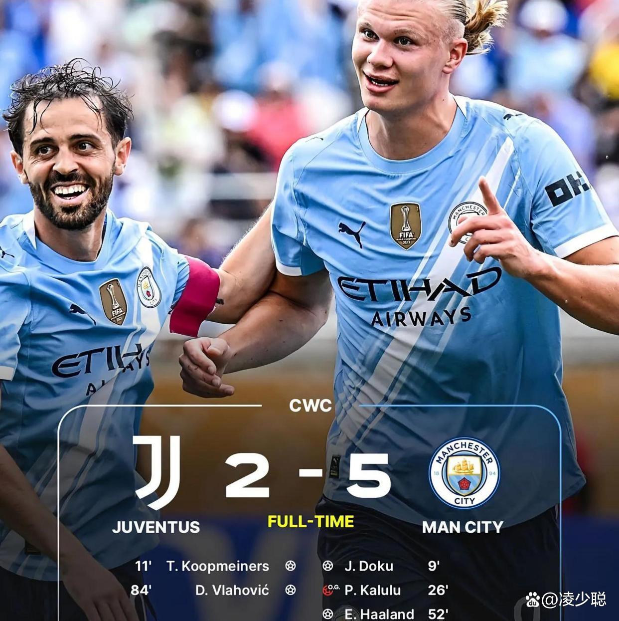 曼城客场大胜,领先优势再次扩大的球员